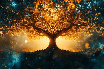 levensboom tree of life spiritueel van Egon Zitter