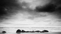 Water, on the rocks (in zwart-wit). van Lex Schulte thumbnail