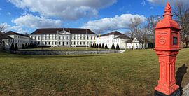 Schloss Bellevue Berlin mit historischem Feuermelder von Frank Herrmann