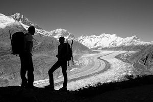 Der grosse Aletschgletscher von Menno Boermans