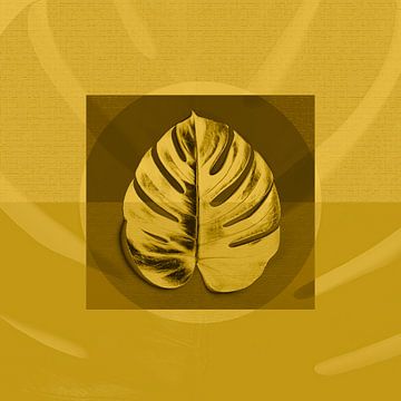 Monstera blad van Richards Fine Art