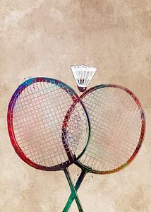 Badminton Sport Kunst #Badminton