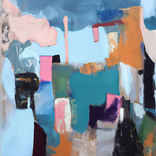 Moderne bunte abstrakte Malerei