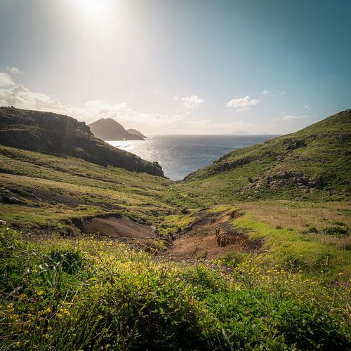 Uitzicht op de Ponta de São Lourenço in Madeira