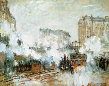 Claude Monet,Aankomst van een trein