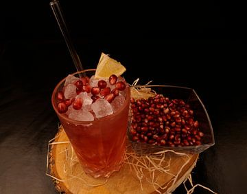 Cocktail met granaatappelsap en wodka