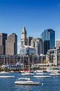 BOSTON Skyline North End & Financial District van Melanie Viola thumbnail