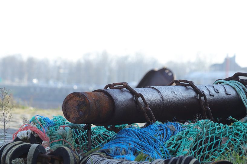 Fishing equipment @ Nieuwpoort by Eddy Smets