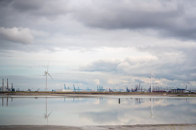 Vue sur le port de Maasvlakte Rotterdam 1 par Kok and Kok