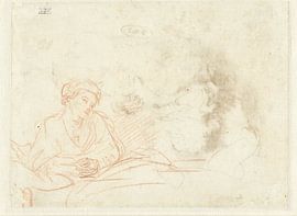 Saskia in bed, Rembrandt van Rijn