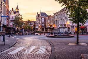 Van Coothplein Breda früh am Morgen