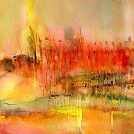 Stimmung am Morgen - Stemming in de ochtend von Claudia Gründler