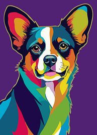 Papillon Dog Pop Art