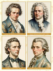 4 Componisten poster A