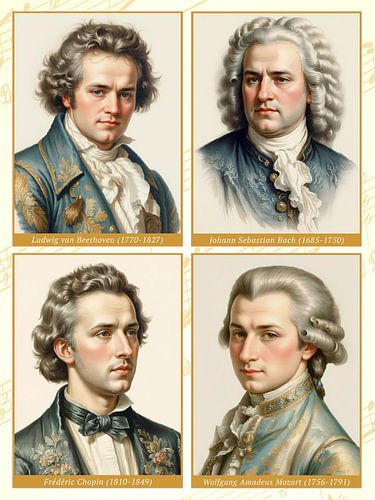 4 Componisten poster A