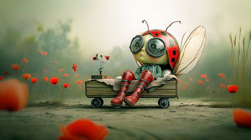 Waiting for a draught horse.