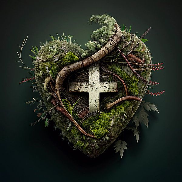 Sacred heart of nature by Vythryd Arts