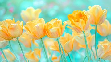 Gele tulpen van May