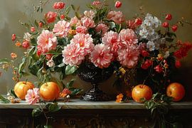 malerisches Stillleben mit Blumen