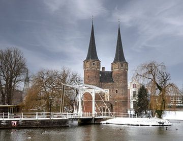 De Oostpoort in Delft van Silvia Groenendijk