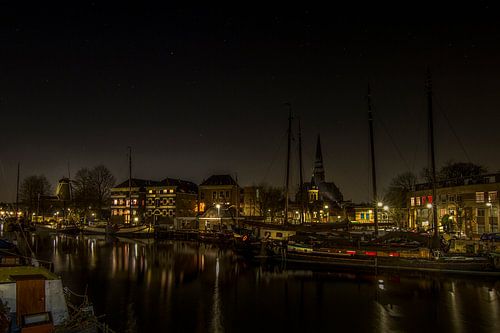 The old harbour of Gouda