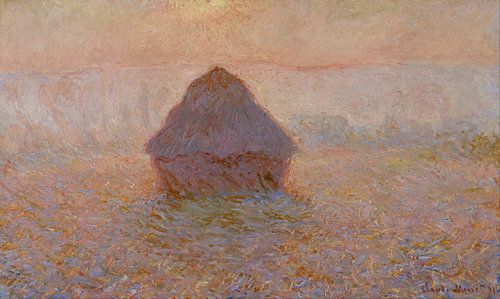 Grainstack, Sonne im Nebel, Claude Monet