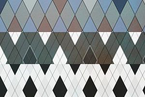 Diamanten, grafisches Muster