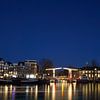 Amterdam en het blauwe uurtje .... van Eric Fotografie