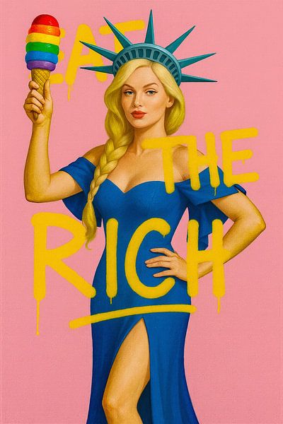 Eat The Rich van Moonheart Artworks