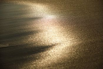 Dreaming on the beach - light sea sand