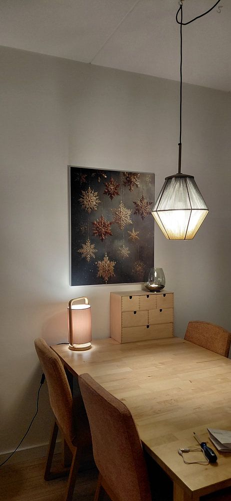 Neige dorée  par Peinture Abstraite 