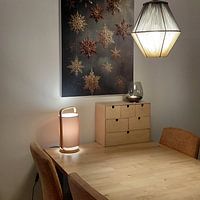 Kundenfoto: Goldener Schnee von Abstraktes Gemälde, als ArtFrame