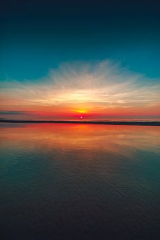 Vrouwenpolder Sonnenuntergang