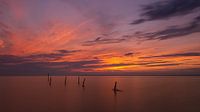 Sonnenuntergang IJsselmeer von Martien Hoogebeen Fotografie Miniaturansicht