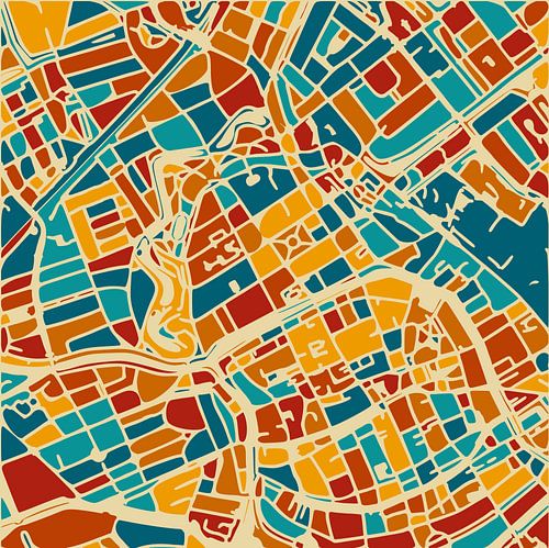 Map of Groningen city centre