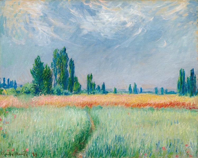Champ De Blé, Claude Monet von Meesterlijcke Meesters