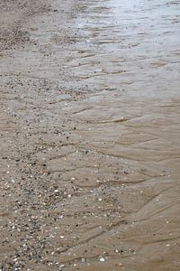 L'art de la plage fait par la mer