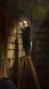 Carl Spitzweg, Der Bücherwurm - 1850