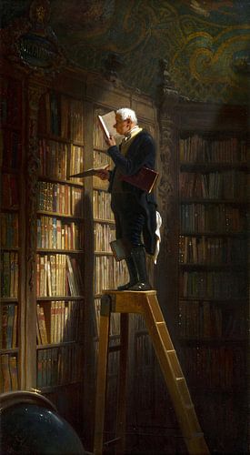 Carl Spitzweg, Der Bücherwurm - 1850