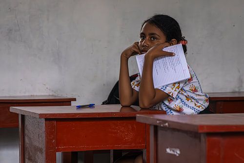 Schoolkinderen @ Arborek Island, Indonesie