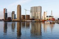 Rijnhaven met uitzicht op de Wilhelminapier van Rick Keus thumbnail