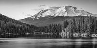 Mount Shasta in Schwarz und Weiß von Henk Meijer Photography Miniaturansicht