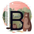 B : l'ours et le castor par Hannah Barrow Aperçu