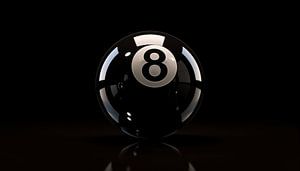 Billiard ball 8 panorama