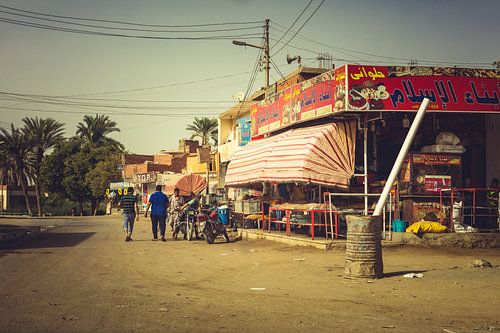 Straatfotografie Egypte – Cairo Wanddecoratie Canvas Kleur en Zwart-Wit 10