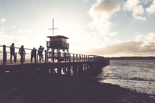 Pier aan de Flensburg Fjord