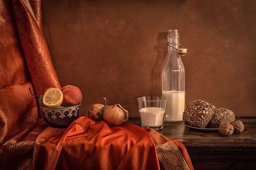 Still life following the example of an old master. Wout Kok One2expose by Wout Kok
