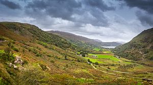 Panorama der Hügel von Wales, Großbritannien