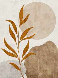 Minimalistische Tropische Botanische Wandkunst von Online Arts