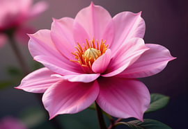 Nahaufnahme einer rosa Dahlie von Markus Gann
